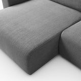 ECKSOFA BETT OPTI 247CM FEDERN + SCHAUM