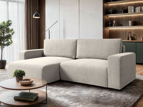 ECKSOFA BETT OPTI 247CM FEDERN + SCHAUM