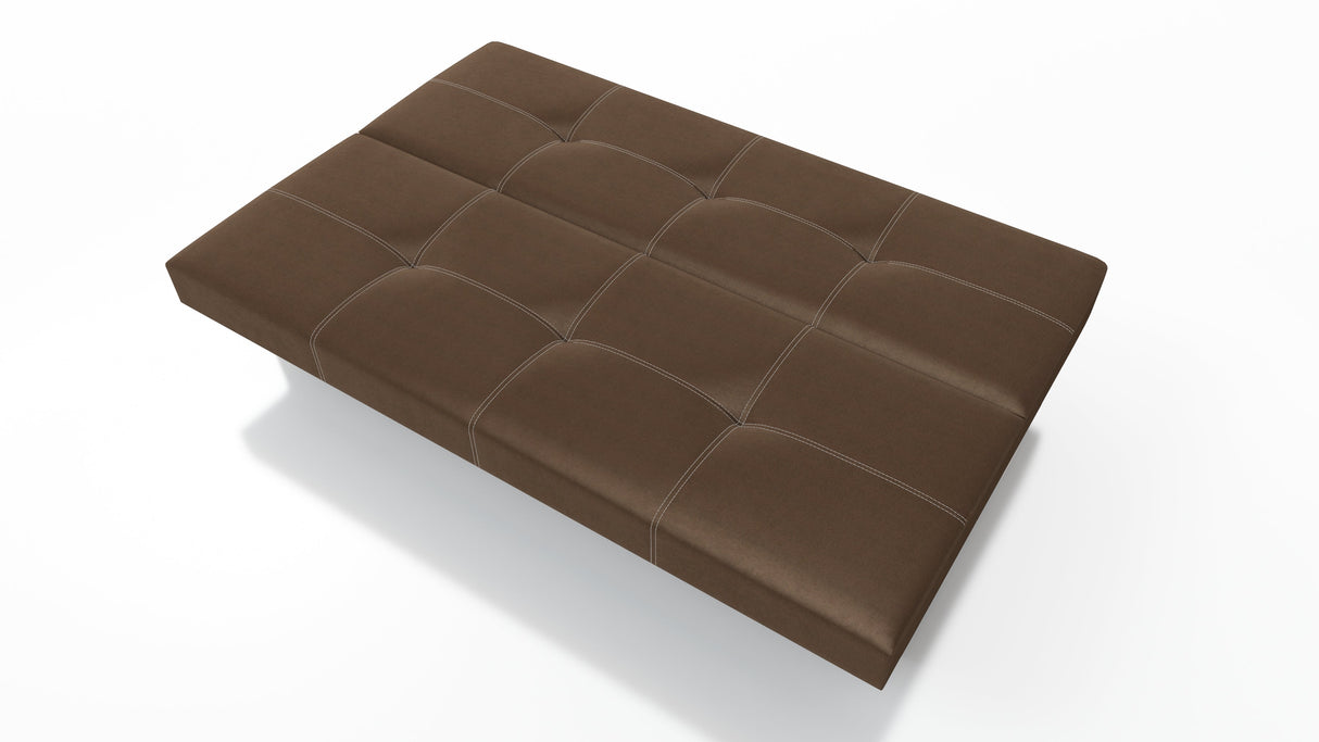 Slaapbank Axel 195cm Sawana 16 Bruin / Veren + Schuim