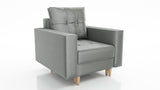 CANDY SOFA BETTEN SET 3+2+1 / BONELL FEDERN + SCHAUM / AUSWAHL VIELER FARBEN