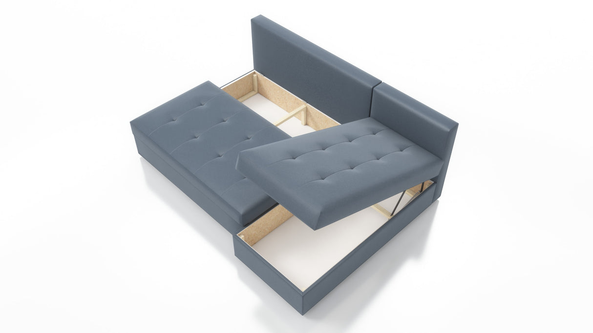 ECKSOFA BETT LOTUS S 200CM 2X STAURAUM