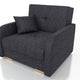 SINGLE SOFA BED OLA I 103cm CHOICE OF COLOR / FOAM