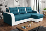ECKSOFA BETT SAM TWIST 12 / 1115 236CM 2X STAURAUM universal RECHTE/LINKE ECKE / BONELLFEDERN + SCHAUM