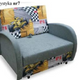 SINGLE SOFA BED SUZIE 97CM CHOICE OF COLORS / FOAM