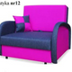 SINGLE SOFA BED SUZIE 97CM CHOICE OF COLORS / FOAM