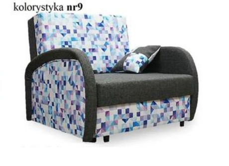 SINGLE SOFA BED SUZIE 97CM CHOICE OF COLORS / FOAM