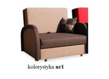 SINGLE SOFA BED SUZIE 97CM CHOICE OF COLORS / FOAM