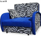 SINGLE SOFA BED SUZIE 97CM CHOICE OF COLORS / FOAM