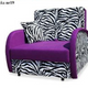 SINGLE SOFA BED SUZIE 97CM CHOICE OF COLORS / FOAM