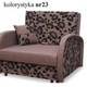 SINGLE SOFA BED SUZIE 97CM CHOICE OF COLORS / FOAM