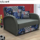 SINGLE SOFA BED SUZIE 97CM CHOICE OF COLORS / FOAM