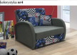 SINGLE SOFA BED SUZIE 97CM CHOICE OF COLORS / FOAM