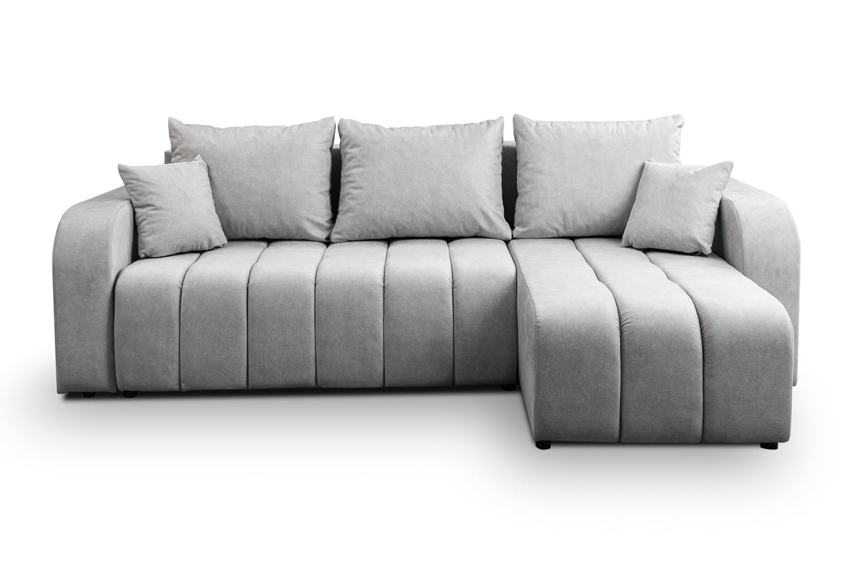 ECKSOFA BETT VENA 238CM universal RECHTE/LINKE ECKE / SCHAUM STOFF FLECKENSCHUTZ