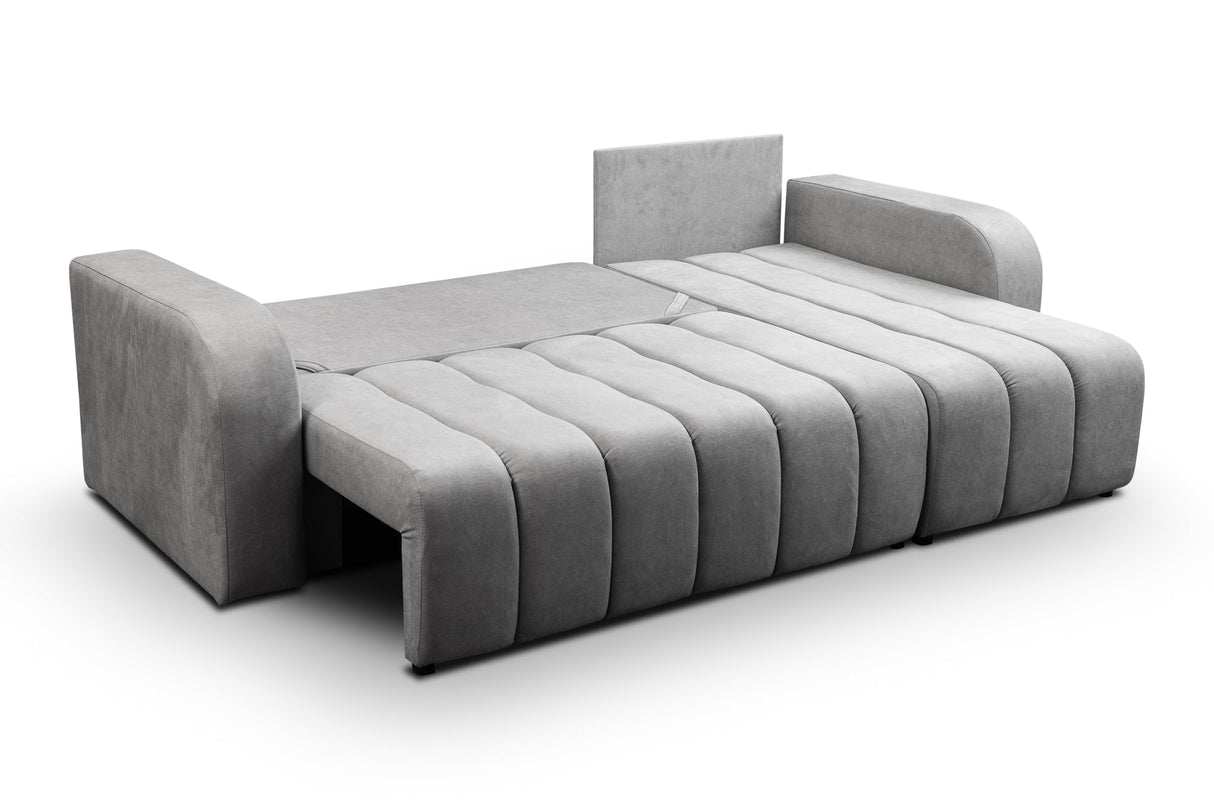 ECKSOFA BETT VENA 238CM universal RECHTE/LINKE ECKE / SCHAUM STOFF FLECKENSCHUTZ