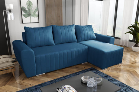 ECKSOFA BETT MALIBU 248CM UNIVERSELLE FARBAUSWAHL UNIVERSELLE RECHTS-/LINKSECKE / SCHAUMSTOFF
