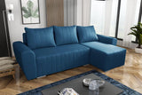 ECKSOFA BETT MALIBU 248CM MALMO 85 / UNIVERSAL RECHTS/LINKS ECKE / SCHAUM