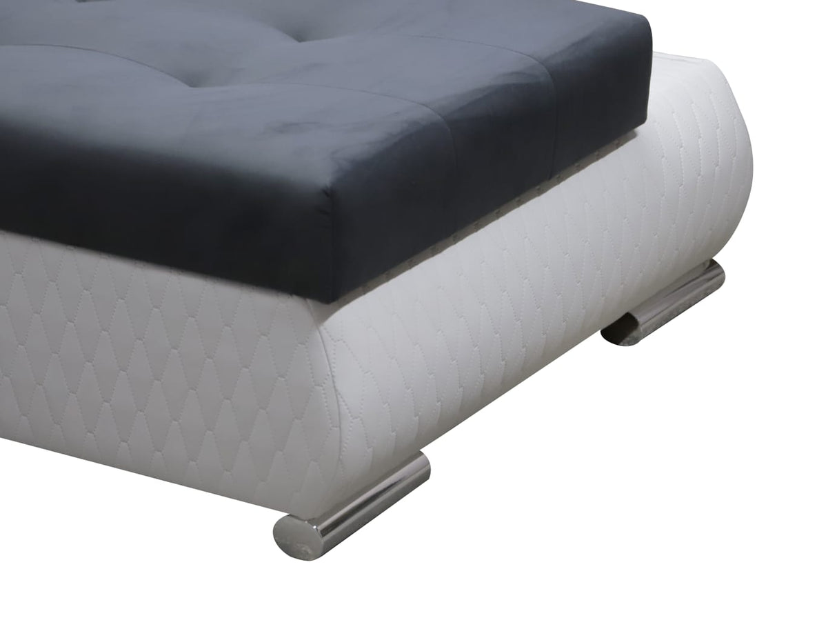 ECKSOFA BETT LONDON U-FORM 2304/1116/60 322CM 3X STAURAUM FLECKENRESISTENTER LEICHT ZU REINIGENDER STOFF / BONELLFEDERN + SCHAUMSTOFF
