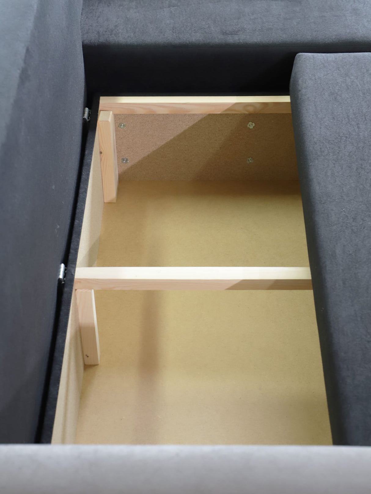 ECKSOFA BETT KEN SCHWARZ/GRAU 15+14 222cm universal RECHTE/LINKE ECKE / SCHAUM
