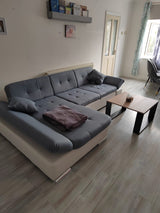 ECKSOFA BETT TOKYO 278cm TATUM 278 / SOFT 17 / FEDERN + SCHAUM