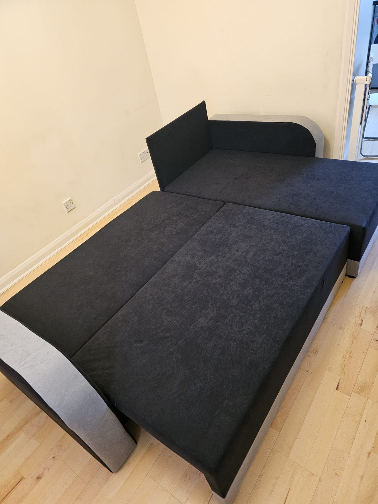 ECKSOFA BETT ALEXIS 228cm universal RECHTE/LINKE ECKE / SCHAUM