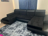 ECKSOFA BETT LONDON U-FORM 2316/1114/60 322CM 3X STAURAUM FLECKENRESISTENTER LEICHT ZU REINIGENDER STOFF / BONELLFEDERN + SCHAUM