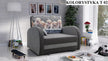 SINGLE SOFA BED TOLA 100CM *CHOICE OF COLORS* EASY CLEAN FABRIC / FOAM