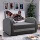 SINGLE SOFA BED TOLA 100CM *CHOICE OF COLORS* EASY CLEAN FABRIC / FOAM