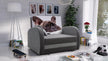SINGLE SOFA BED TOLA 100CM *CHOICE OF COLORS* EASY CLEAN FABRIC / FOAM