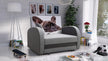 SINGLE SOFA BED TOLA 100CM *CHOICE OF COLORS* EASY CLEAN FABRIC / FOAM