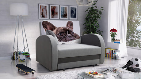 SINGLE SOFA BED TOLA 100CM *CHOICE OF COLORS* EASY CLEAN FABRIC / FOAM