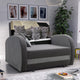 SINGLE SOFA BED TOLA 100CM *CHOICE OF COLORS* EASY CLEAN FABRIC / FOAM