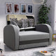 SINGLE SOFA BED TOLA 100CM *CHOICE OF COLORS* EASY CLEAN FABRIC / FOAM