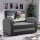 SINGLE SOFA BED TOLA 100CM *CHOICE OF COLORS* EASY CLEAN FABRIC / FOAM