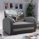 SINGLE SOFA BED TOLA 100CM *CHOICE OF COLORS* EASY CLEAN FABRIC / FOAM
