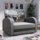 SINGLE SOFA BED TOLA 100CM *CHOICE OF COLORS* EASY CLEAN FABRIC / FOAM