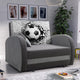 SINGLE SOFA BED TOLA 100CM *CHOICE OF COLORS* EASY CLEAN FABRIC / FOAM