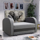 SINGLE SOFA BED TOLA 100CM *CHOICE OF COLORS* EASY CLEAN FABRIC / FOAM