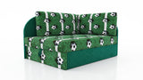 UNIVERSAL CORNER SOFA BED KUBUS CUBE GREEN FOOTBALL Children room