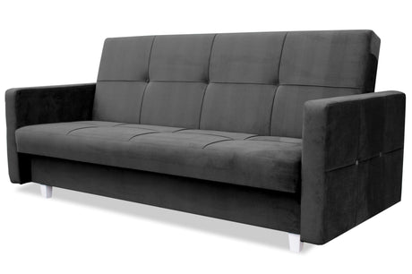 SOFA BETT COSMO 210cm / FEDERN + SCHAUM AUSWAHL DER FARBE LEICHT ZU REINIGENDER STOFF