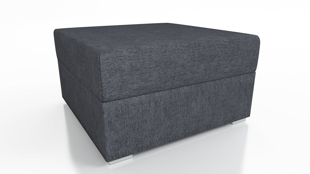 ECKSOFA BETT FINO 228CM + PASSENDER HOCKER / FEDERN + SCHAUMSTOFF