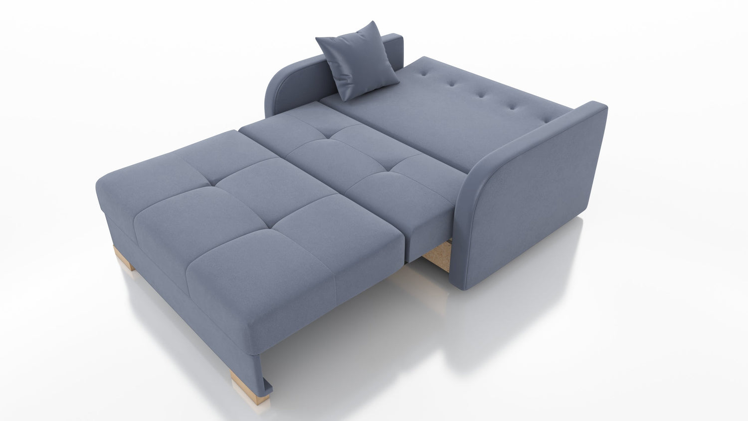 TWO SEATER SOFA BED OLA II 136CM CHOICE OF COLOR / FOAM