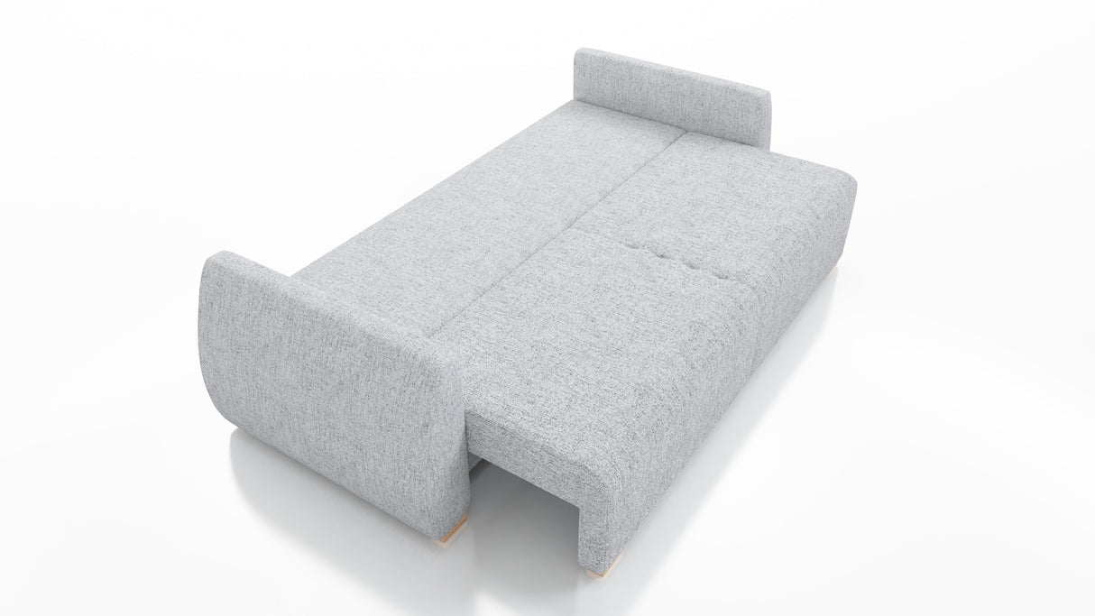 NIEUW! SLAAPBANK DALIA 221CM BONELL VEREN + SCHUIM / KLEURKEUZE