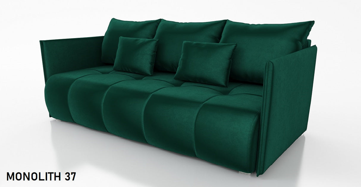 NIEUW! SLAAPBANK NESS 199CM VERING + SCHUIM / KLEURKEUZE