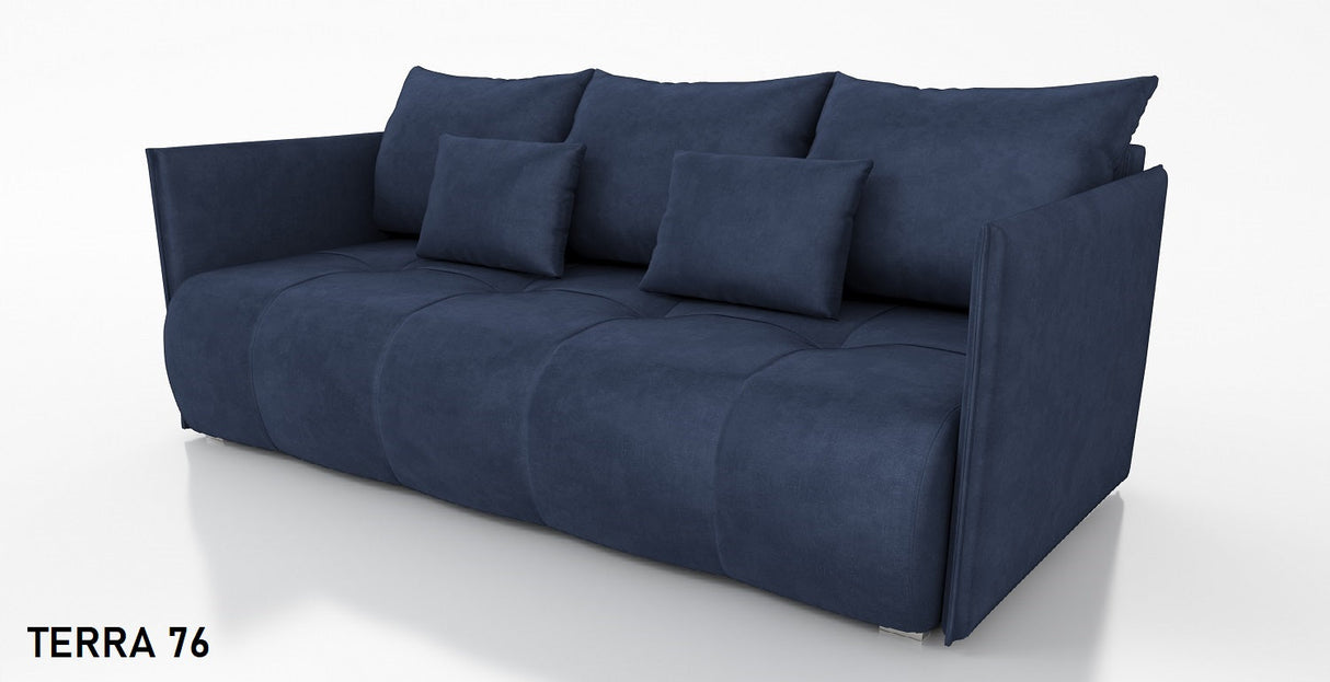 NIEUW! SLAAPBANK NESS 199CM VERING + SCHUIM / KLEURKEUZE