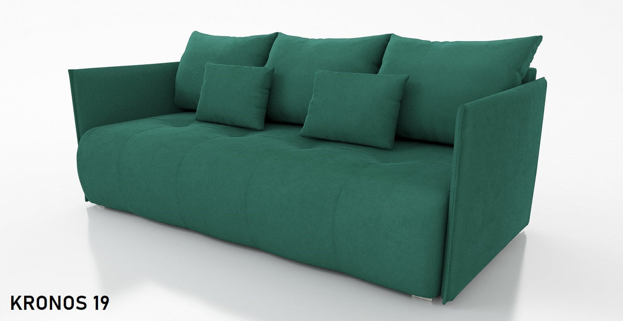 NIEUW! SLAAPBANK NESS 199CM VERING + SCHUIM / KLEURKEUZE