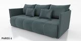 NIEUW! SLAAPBANK NESS 199CM VERING + SCHUIM / KLEURKEUZE