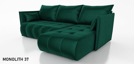 ECKSOFA BETT NESS 214CM / FEDERN + SCHAUM / FARBWAHL