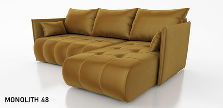 ECKSOFA BETT NESS 214CM / FEDERN + SCHAUM / FARBWAHL