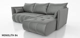Sofa narożna z funkcją spania NESS 214CM / SPRĘŻYNY + PIANKA / WYBÓR KOLORU