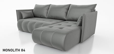 ECKSOFA BETT NESS 214CM / FEDERN + SCHAUM / FARBWAHL
